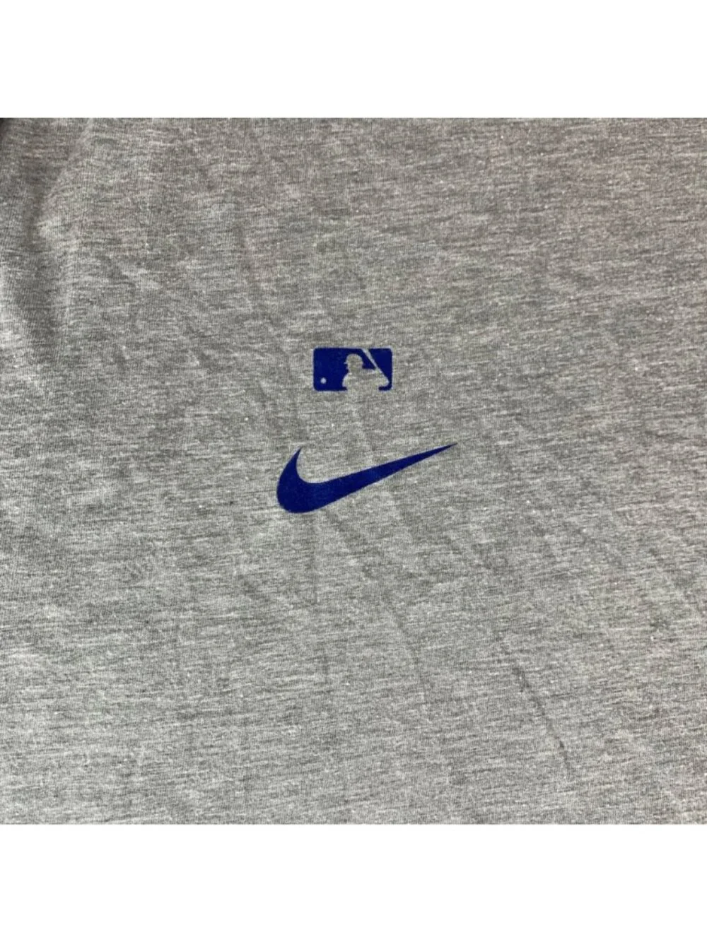Chicago Cubs MLB Gray Nike Baseball Dri Fit Short Sleeve Crewneck Shirt Mens XL